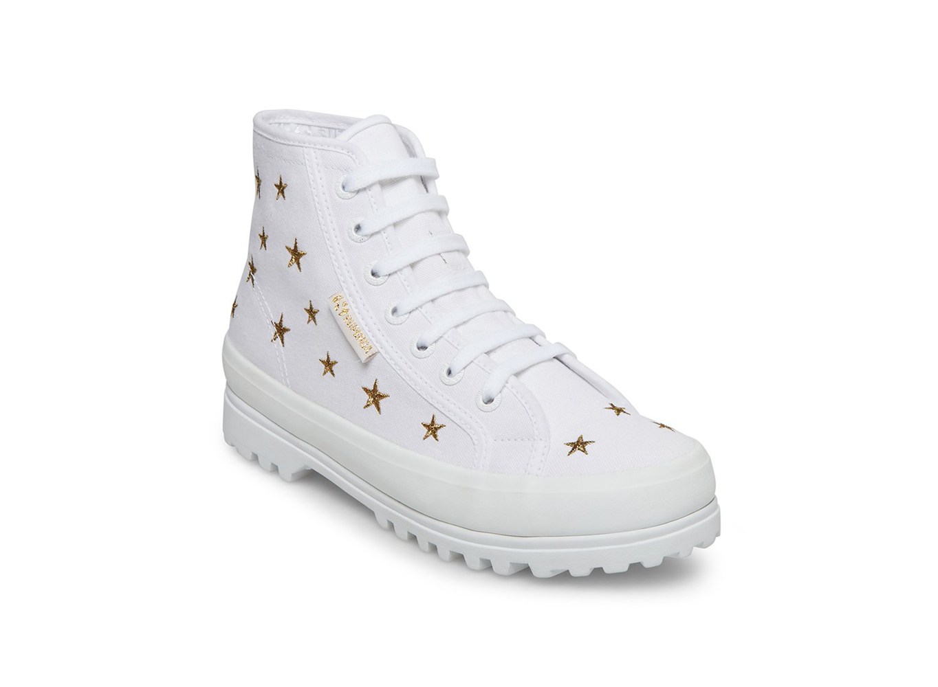 Botas Superga Mujer Blancas - 2341 Alpina Embcottonw - 856207CGU